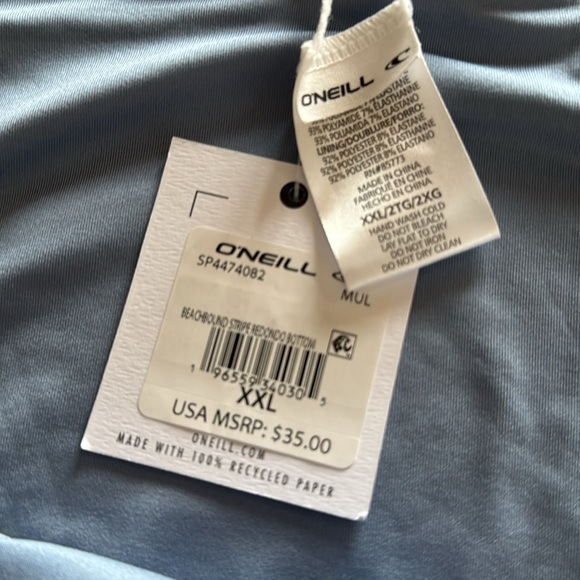 NWT O’NEILL‎ BEACHBOUND STRIPE REDONDO CLASSIC BOTTOM SIZE XXL - Picture 5 of 6